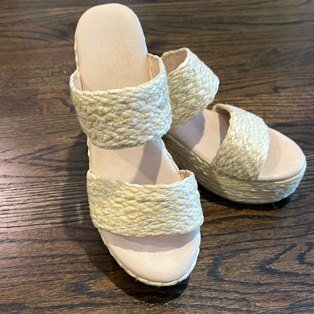 Beach raffia sandals 7